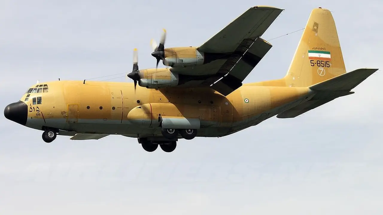 Pesawat Lockheed C-130E Hercules milik Iran (Wikipedia/GFDL)