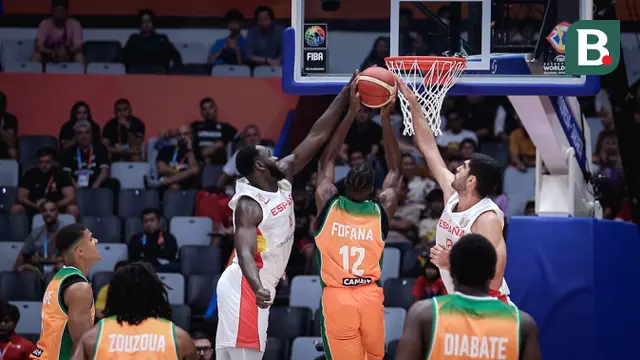 Timnas Basket Spanyol vs Pantai Gading - Piala Dunia FIBA 2023