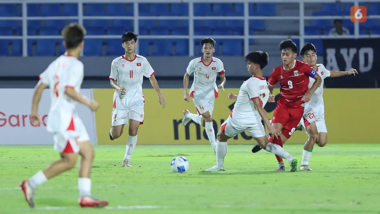 Foto: Timnas Indonesia U-17 Vs Vietnam di Piala AFF U-17 2026