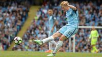 Gelandang Manchester City asal Belgia, Kevin de Bruyne. (AFP/Oli Scarff)