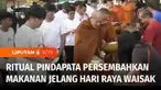 Jelang Hari Raya Waisak, biksu dari berbagai daerah di Indonesia dan Thailand, menggelar ritual pindapata, atau persembahan makanan. Biksu bersama umat Budha juga menggelar doa bersama dan bersih-bersih Vihara Budhi Vardhana, di Karawaci, Kota Tanger...