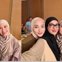 Shireen Sungkar, Nikita Willy, dan Chacha Frederica saat Kajian Bersama. [@chafrederica]