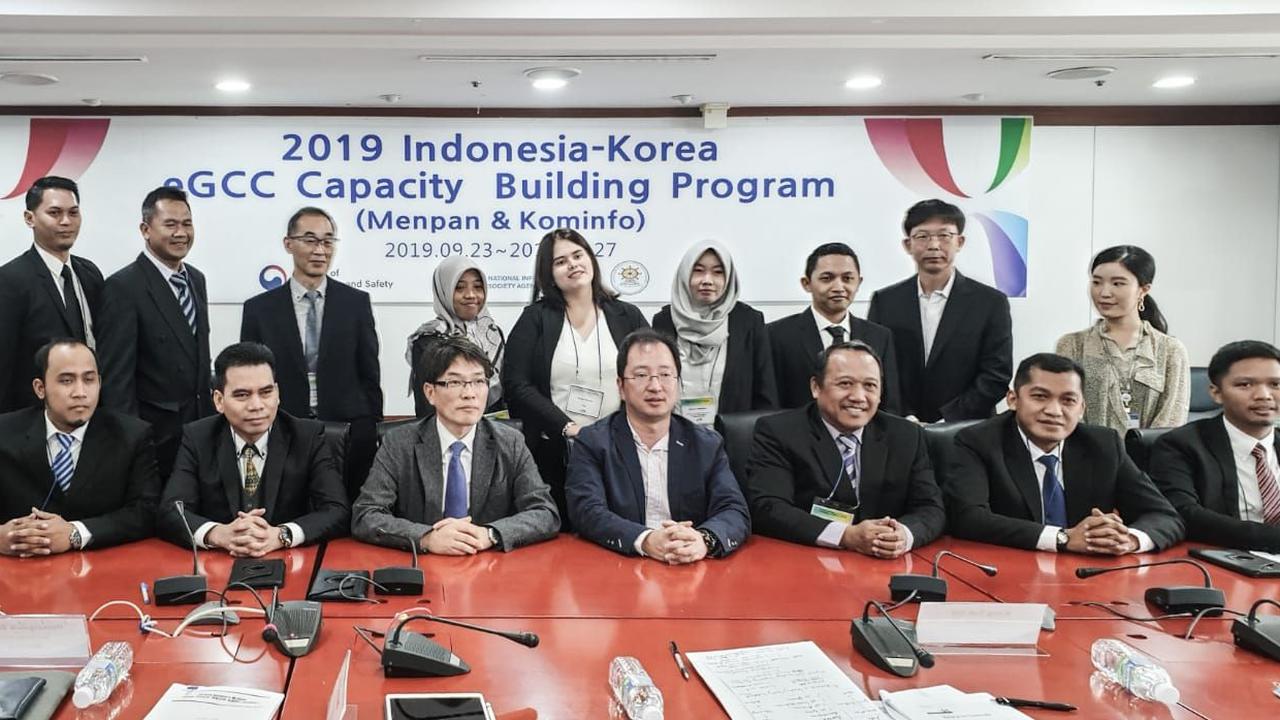 Pelatihan e-government kerja sama antara Kementerian PANRB dengan Ministry of Interior and Safety (MOIS) Korea Selatan. (Foto: Dok Kementerian PANRB)