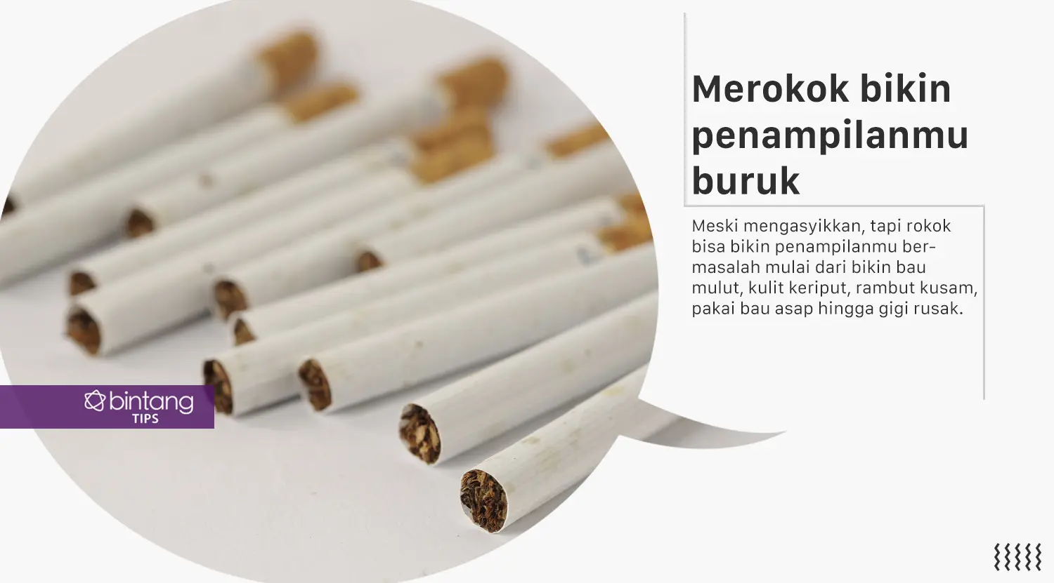 Ini bukti kalau merokok itu adalah kebiasaan buruk. (Foto: Daniel Kampua, Digital Imaging: M. Iqbal Nurfajri/Bintang.com)