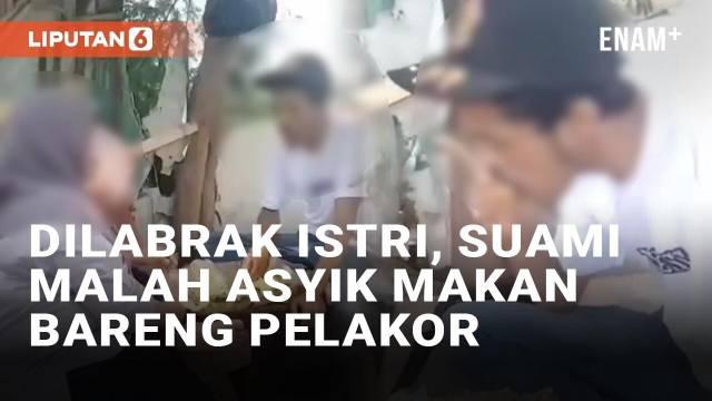 Aksi istri melabrak suami selingkuh kerap kali diwarnai drama cekcok hingga adu fisik. Namun media sosial baru-baru ini dibuat heran oleh reaksi suami saat dilabrak istri. Sang suami justru santai saat kepergok makan siang bersama selingkuhannya.
