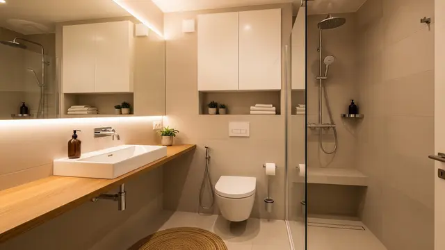 Tips Mendesain Kamar Mandi Kecil/AI Generated