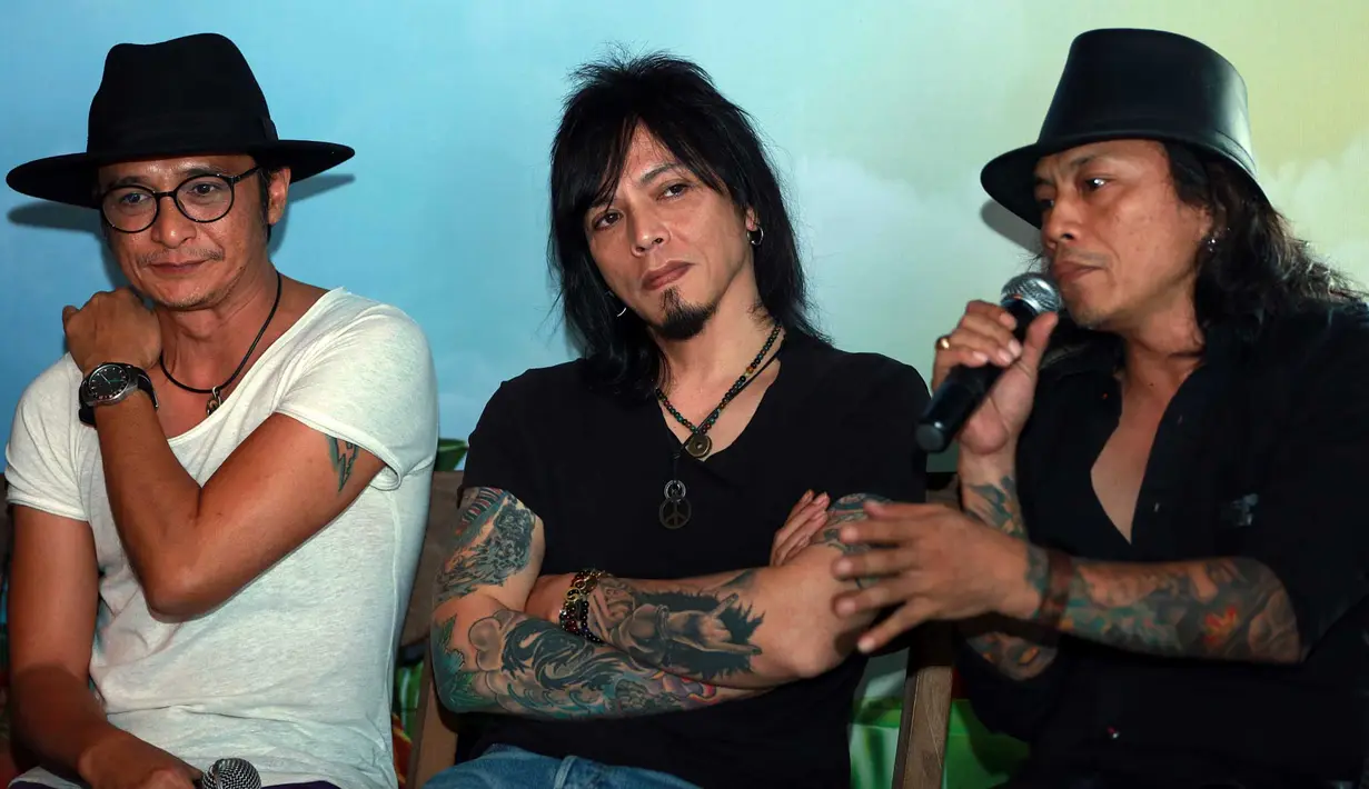 Mengusung tema 'change the ordinary', band internasional, Wolfmother akan hadir dengan keunikannya, yang pasti bakal membuat warna Soundrenaline tahun ini terasa berbeda, terang para persnel Rif. (Deki Prayoga/Bintang.com)