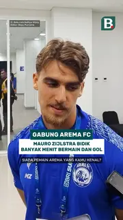 Gabung Arema FC, Mauro Zijlstra bidik banyak menit bermain dan gol