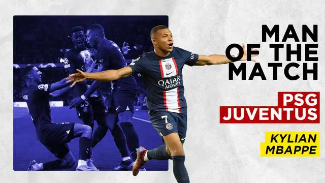 Berita Motion Grafis Cetak Dua Gol, Jadikan Kylian Mbappe Sebagai Pemain Terbaik di Pertandingan PSG Melawan Juventus.