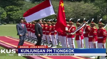 Pertemuan yang berlangsung di Istana Bogor itu membahas sejumlah isu regional dan perdagangan antara kedua negara.