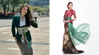 6 Gaya Ghina Raihanah saat Pakai Kebaya, Elegan Memesona