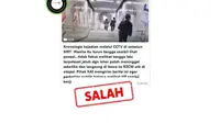 Cek Fakta wanita meninggal dunia karena jatuh di tangga MRT Jakarta.