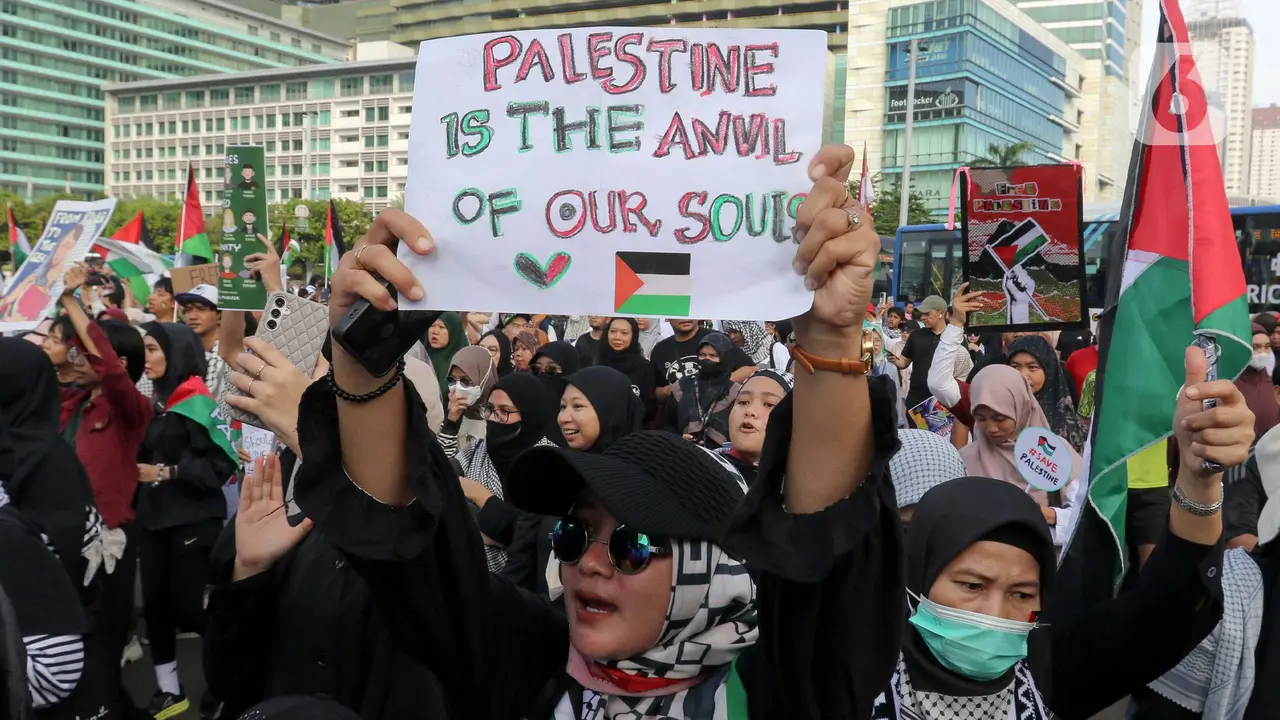 Beri Dukungan untuk Palestina, Warga Gaungkan Aksi Global March to Gaza