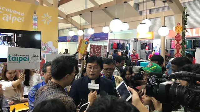 Opening Travel Fair di Jakarta yang mempromosikan Kota Taipe sebagai kota ramah Muslim. (Liputan6.com/Windy Febriana)