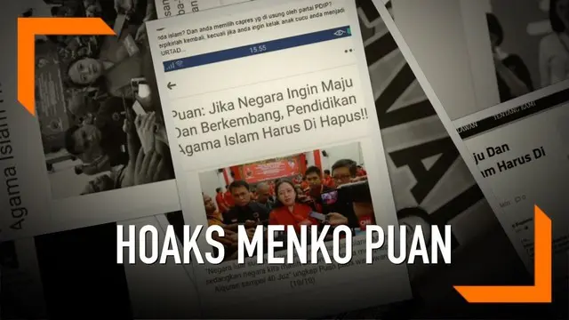 VIDEO: [CEK FAKTA] Hoaks Menko Puan Akan Hapus Pendidikan Agama Islam
