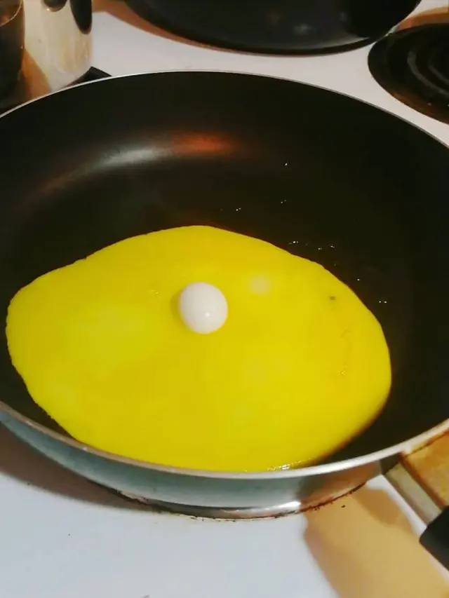 Potret Telur Ceplok Unik Ala Warganet. (Sumber: Boredpanda)