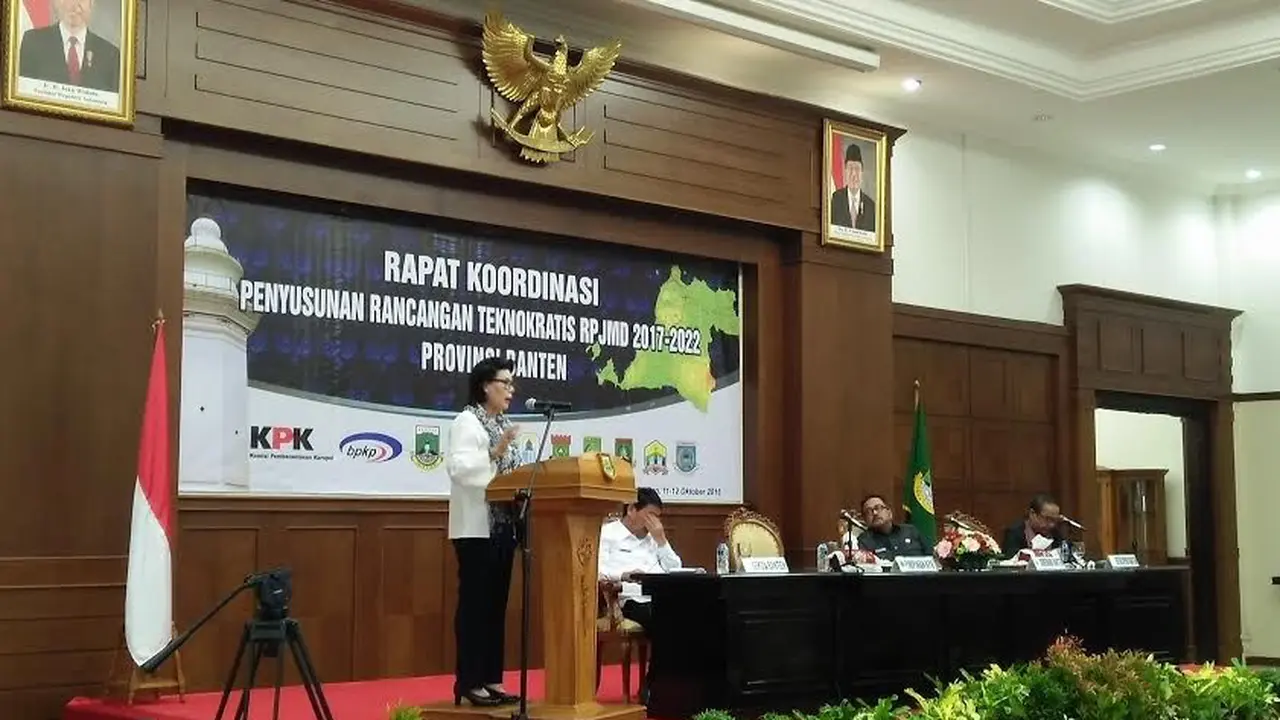 KPK memberikan pengarahan di Banten