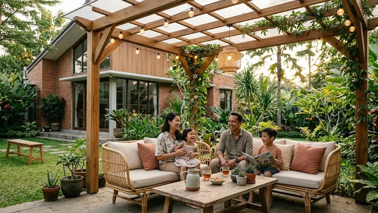 Model Outdoor Living yang Semakin Digemari Keluarga Muda