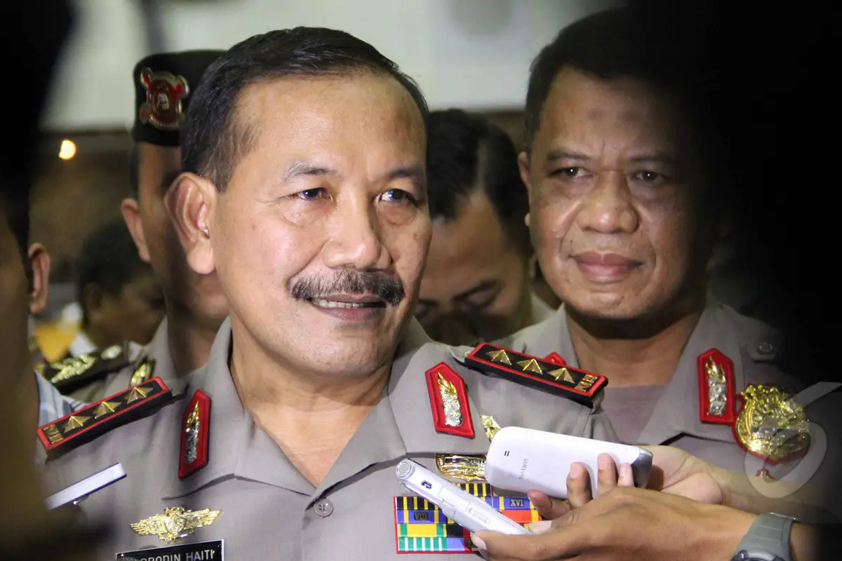 Ekspresi Badrodin Haiti Saat DPR Tetapkan Jadi Kapolri