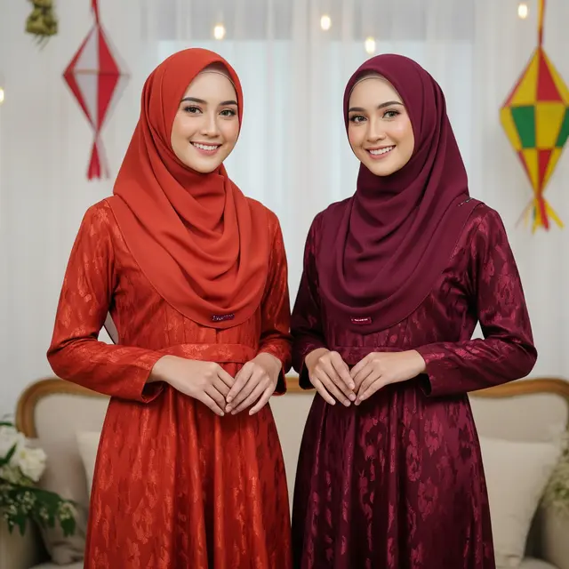 Trend Warna Hijab (Gemini AI)