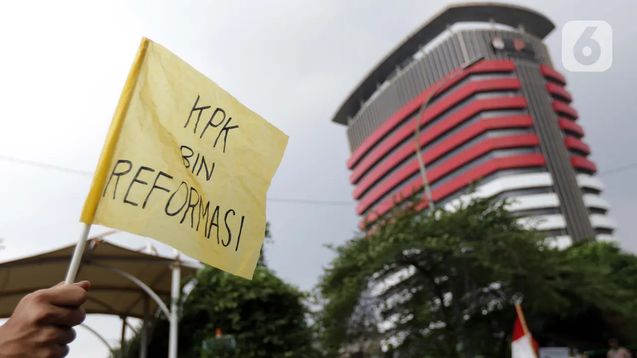 FOTO: Mahasiswa Tolak Tes Wawasan Kebangsaan dan Pelantikan Pegawai KPK jadi ASN
