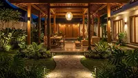 6 Inspirasi Pendopo Depan Rumah untuk Kumpul Keluarga, Nyaman dan Estetik