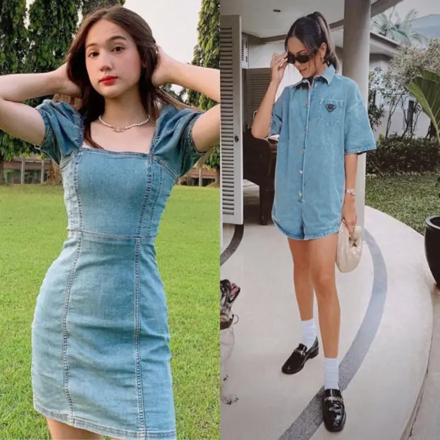 Adu Gaya Laura Moane dan Alyssa Daguise. [@its_lauramoane2/@alyssadaguise]