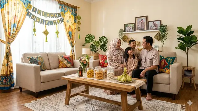 Dekorasi Ruang Tamu untuk Lebaran