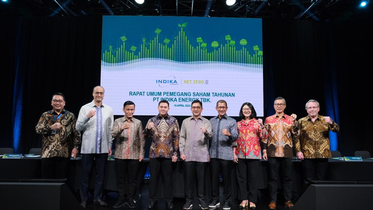 Rapat Umum Pemegang Saham Tahunan (RUPST) PT Indika Energy Tbk (INDY) pada Rabu, 19 April 2023.