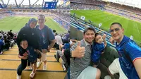 7 Potret Liburan Citra Kirana dan Rezky Adhitya Nonton Liga Inggris Bareng Buah Hati