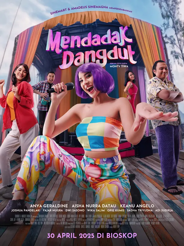 Tangkapan layar instagram @sinemart_ph yang merilis poster dari film Mendadak Dangdut. (Instagram/sinemart_ph)