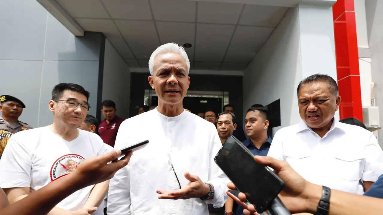 Bakal calon presiden (bacapres) 2024 PDI-P Ganjar Pranowo saat melakukan safari politik di Kota Manado, Sulawesi Utara. (Istimewa)