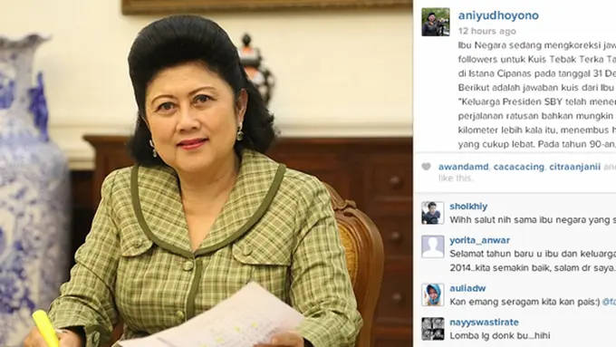 (c) instagram.com/aniyudhoyono