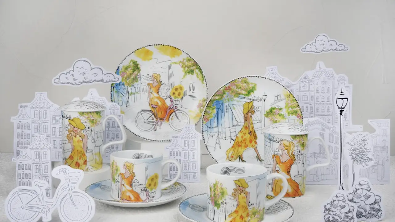 ZEN Tableware The Girls 2 Fashion Atelier Series