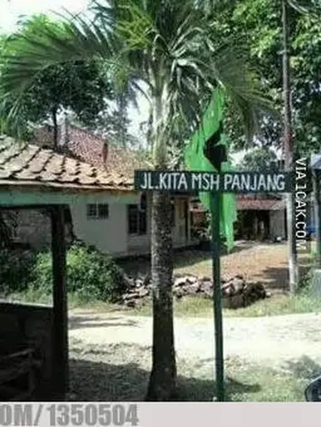 Nama jalan nyeleneh (Ist)