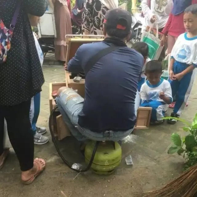6 Potret Alih Fungsi Tabung LPG Ini Bikin Tepuk Jidat, Khawatir Tiba-tiba Meledak