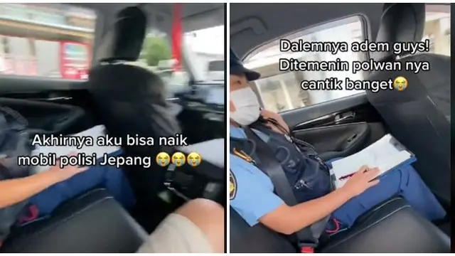 Miliki Impian Naik Mobil Polisi Jepang, Aksi Pria Ini Bikin Geleng Kepala