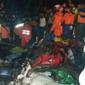 Keluarga polisi itu menjadi korban tewas kecelakaan beruntun di jalur tengkorak Alas Roban. (Liputan6.com/Fajar Eko Nugroho)