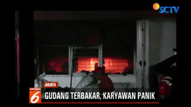 Diduga Korsleting Listrik, Gudang Telkom di Tanjung Priok Terbakar