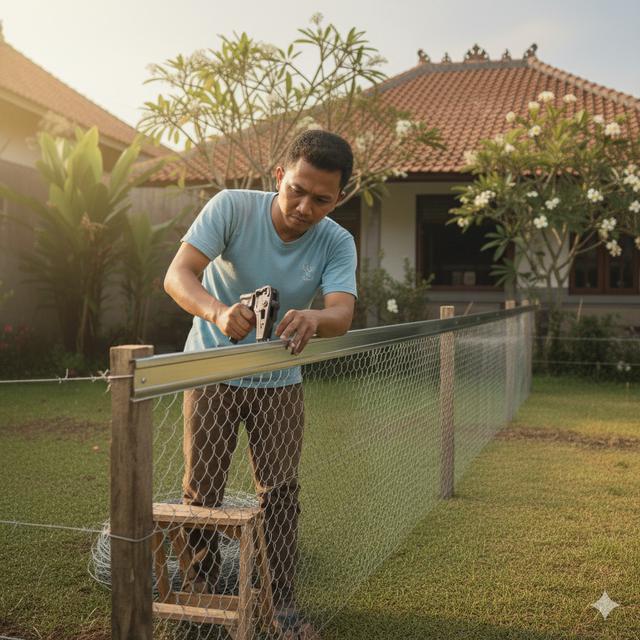 Cara Membuat Pagar Rumah Murah tapi Ampuh Usir Ular Kobra