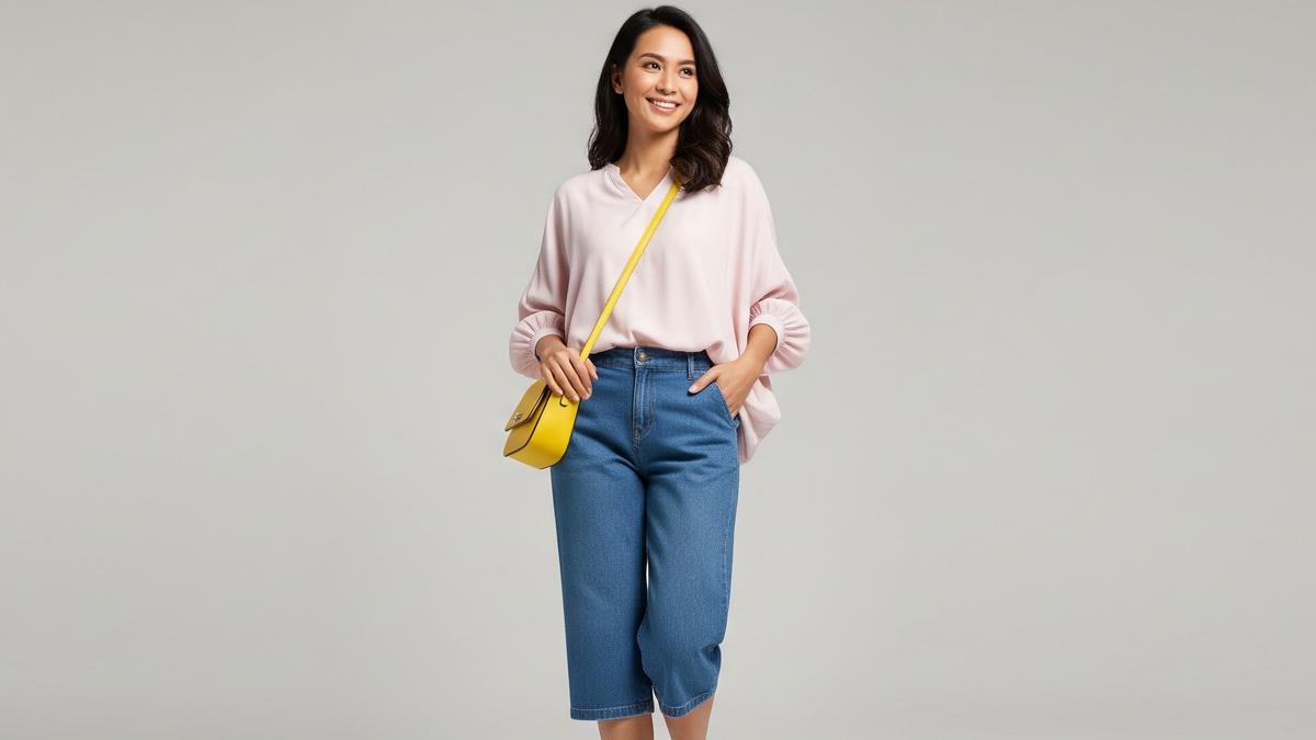 8 Model Celana 3/4 untuk Wanita, Nyaman Dipakai saat Cuaca Panas