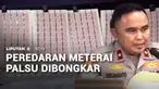 Polda Metro Jaya bersama Ditjen Pajak mengungkap praktik produksi dan peredaran meterai palsu. Di mana dalam hal ini, enam orang ditetapkan sebagai tersangka.