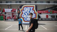 Suasana Istora Senayan, Jakarta menjelang Indonesia Masters 2023 pada Senin (23/01/2023). Ajang ini nantinya akan berlangsung dari 24 hingga 29 Januari 2023. (Bola.com/Bagaskara Lazuardi)