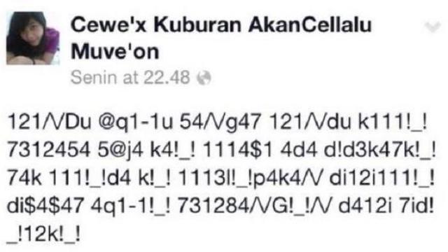 6 Status Alay Pakai Angka Hingga Karakter, Bikin Susah Diartikan