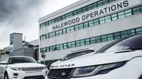 Pabrik Range Rover Evoque di Halewood, Merseyside, Inggris.