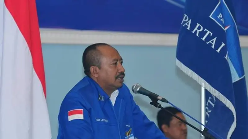Ketua DPC Partai Demokrat Kabupaten Mojokerto, Ayub Busono. (Dian Kurniawan/Liputan6.com)