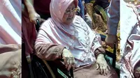 Siti Rojayah alias Amih, ibu digugat anak sebesar Rp 1,8 miliar di Kabupaten Garut, Jawa Barat. (Liputan6.com/Jayadi Supriadin)