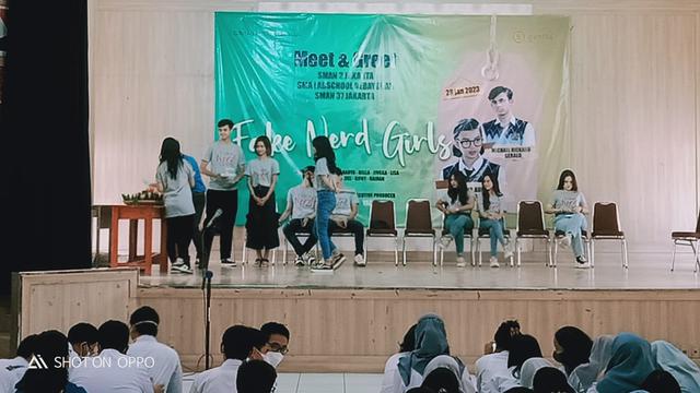 Meet & Greet Cast Film  Webseries  Fake Nerd Girl berlangsung di Lab School, Kebayoran Baru, Jakarta Selatan