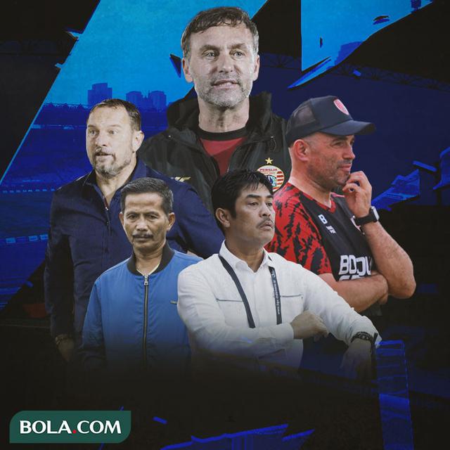 BRI Liga 1 - Thomas Doll, Bernardo Tavares, Dejan Antonic, Djadjang Nurdjaman, Nilmaizar