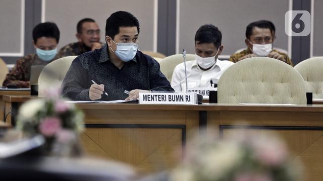 FOTO: Erick Thohir dan DPR Bahas Penyelamatan Perbankan Akibat COVID-19